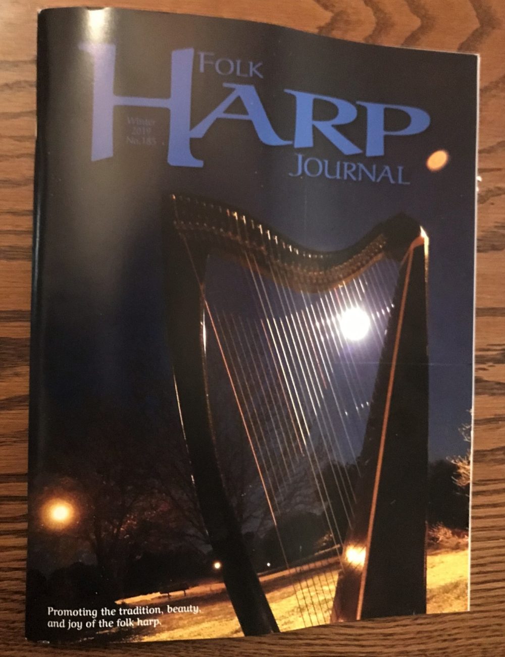 Folk Harp Magazine cover